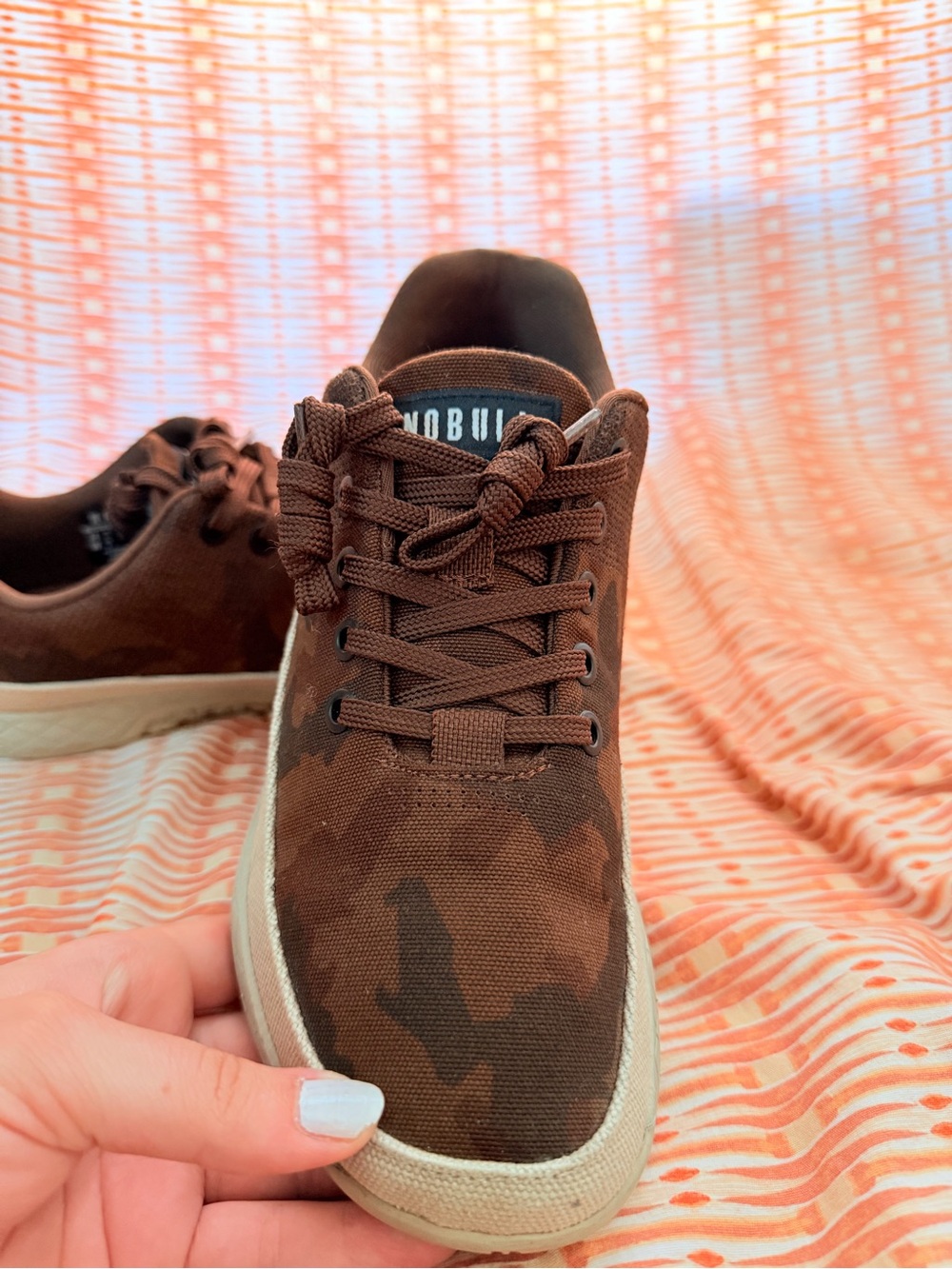NOBULL Women’s/Men’s Brown Camo Canvas Trainer - Picture 9 of 10